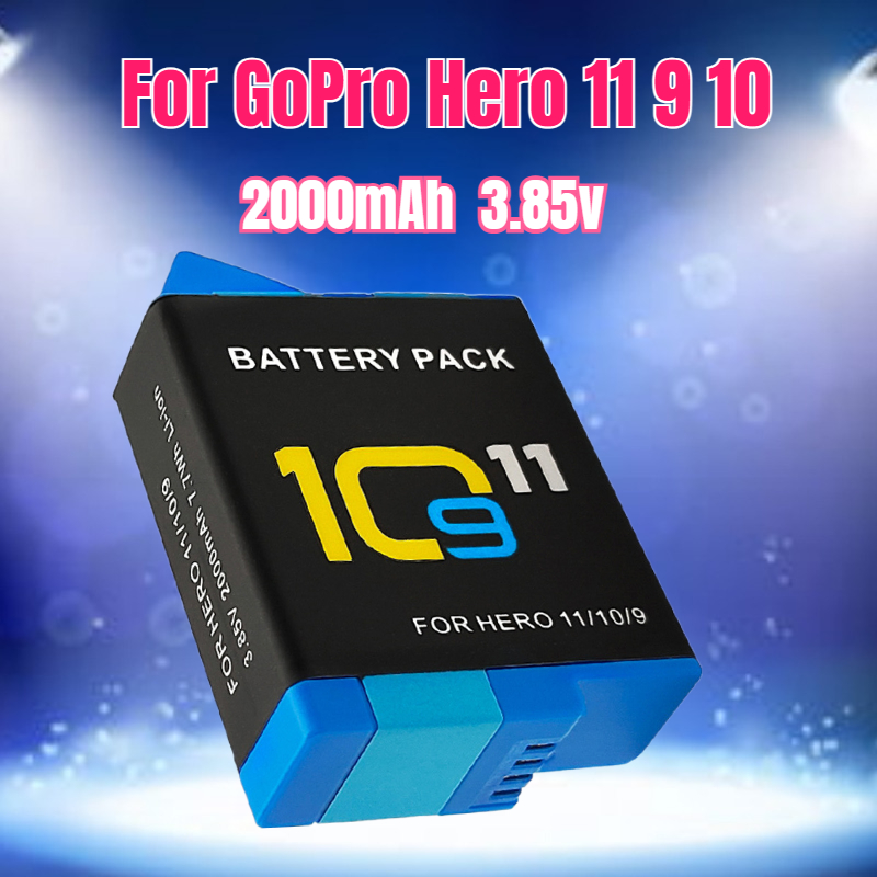 Drones - 3.85V 2000mAh バッテリー GoPro Hero 10、GoPro
