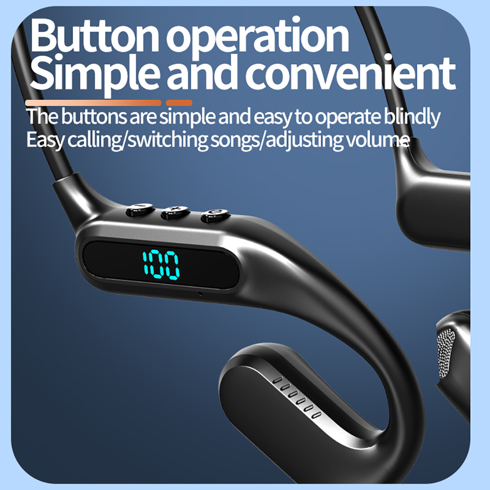 KEBIDUMEI オープンイヤー Bluetooth 6. - Bone Conduction Running Headphones のレビューと価格