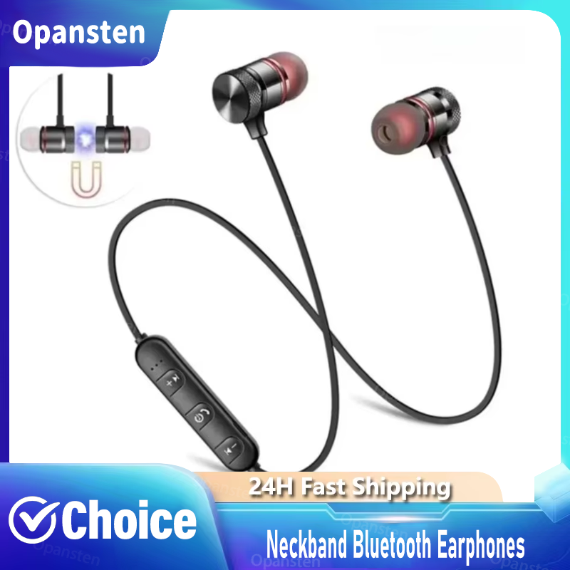 ネックバンド型Bluetoothイヤホン、インイヤー式、磁石 - Magnetic Neckband Sports Earphones のレビューと価格