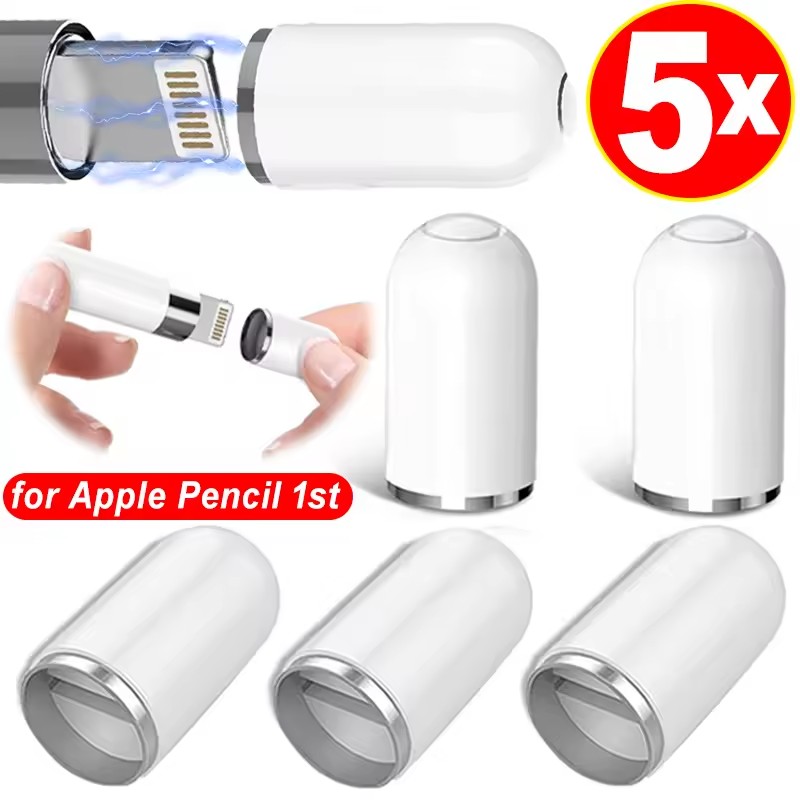 Apple Pencil 1用磁気ペンキャップ スタイラスペ - Tablets のレビューと価格