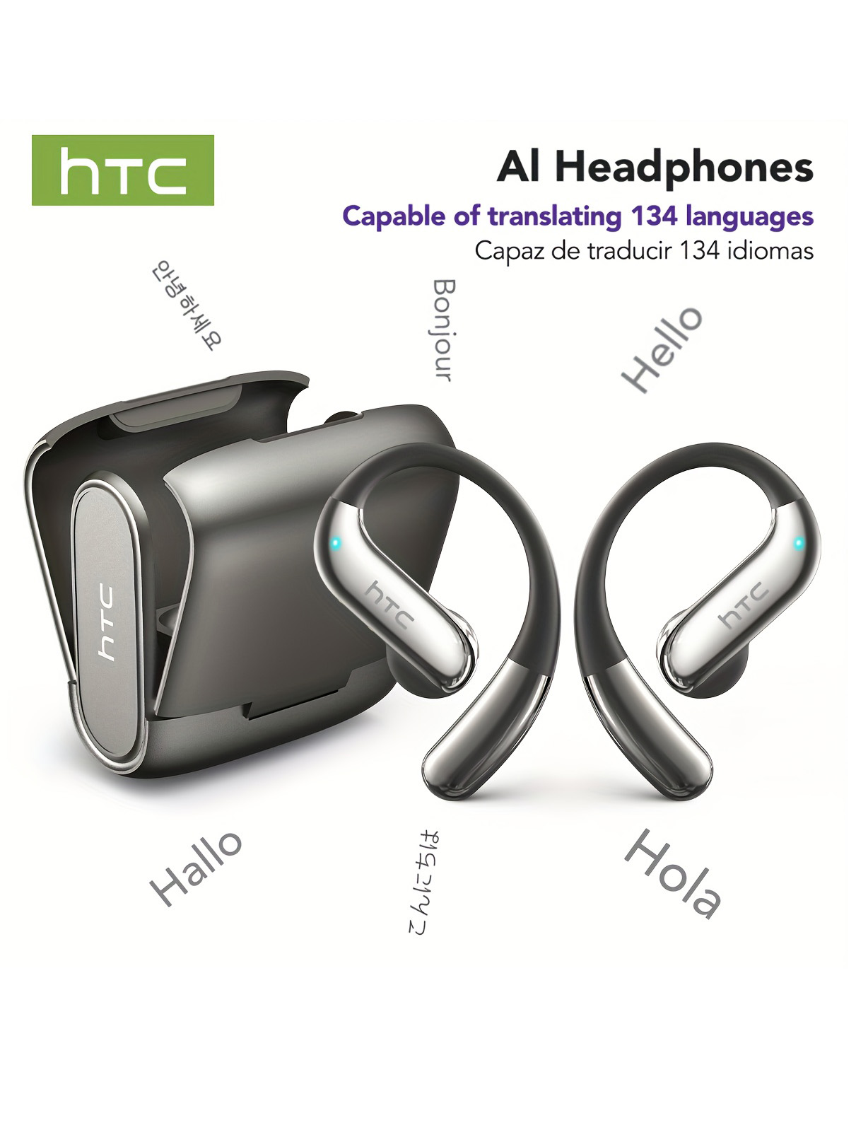 オープンイヤー Bluetooth ヘッドフォン HTC 3 - Headphones のレビューと価格