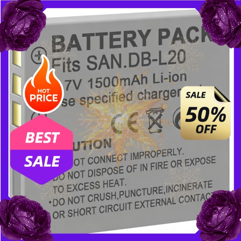 SWZY 3.7V 1500mAh DB-L20バッテリー。 - Drones のレビューと価格