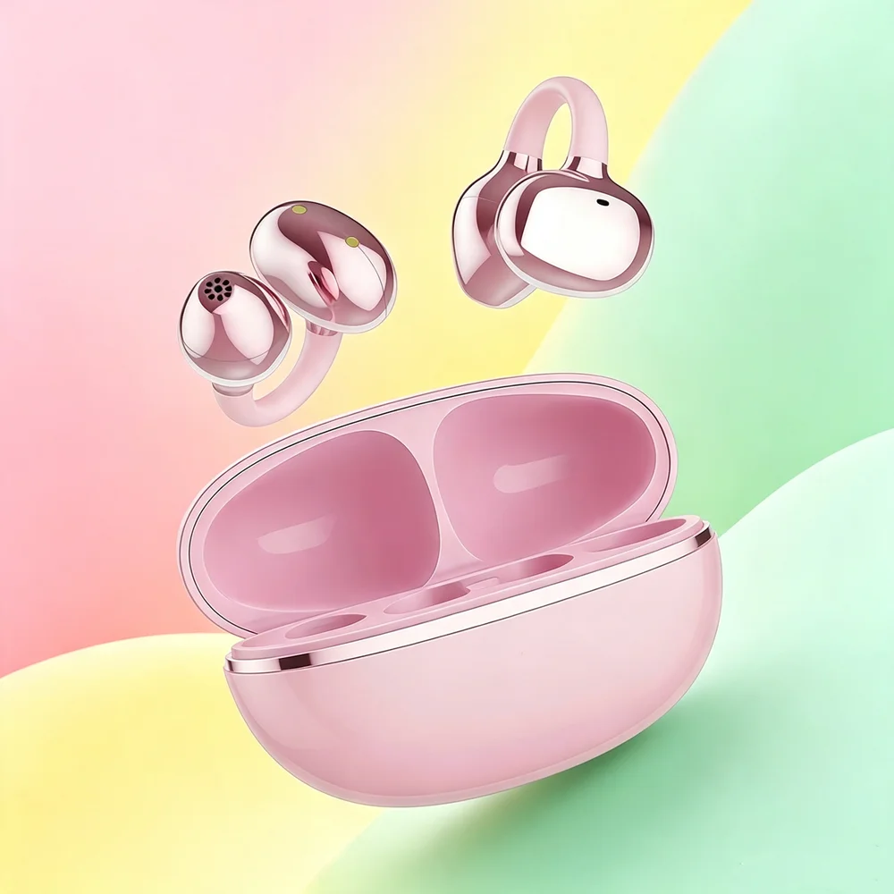 開放型イヤホン、Bluetooth接続、クリップ式、ワイヤレ - Open Ear Air Conduction Headphones のレビューと価格
