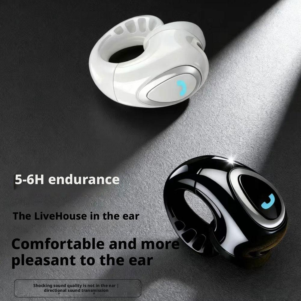 Bluetooth ワイヤレス イヤークリップ シングル ヘ - Open Ear Air Conduction Headphones のレビューと価格