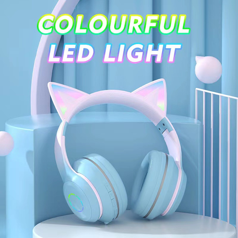 新発売 ベストセラー ヘッドマウント型Bluetoothヘッ - Cat Ear Bluetooth Headset Led のレビューと価格