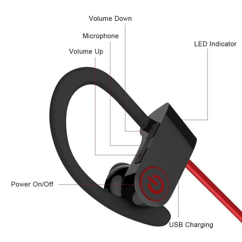 磁気クロージャー付き防水Bluetoothヘッドセット,耳サ - Magnetic Neckband Sports Earphones のレビューと価格