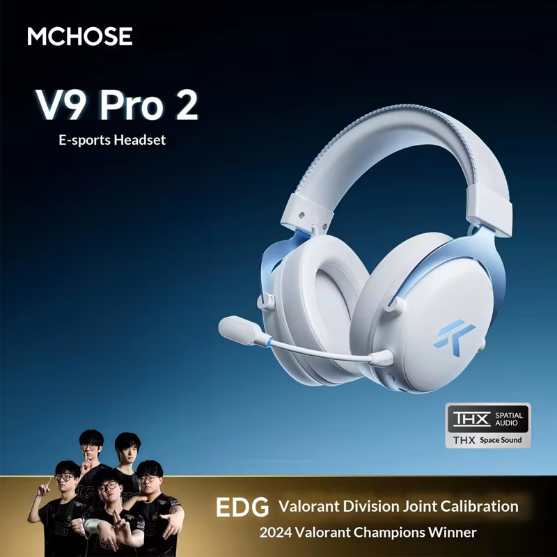 MCHOSE V9 Pro 2：eスポーツ向けワイヤレスゲー - Anc Wireless Over Ear Headphones のレビューと価格