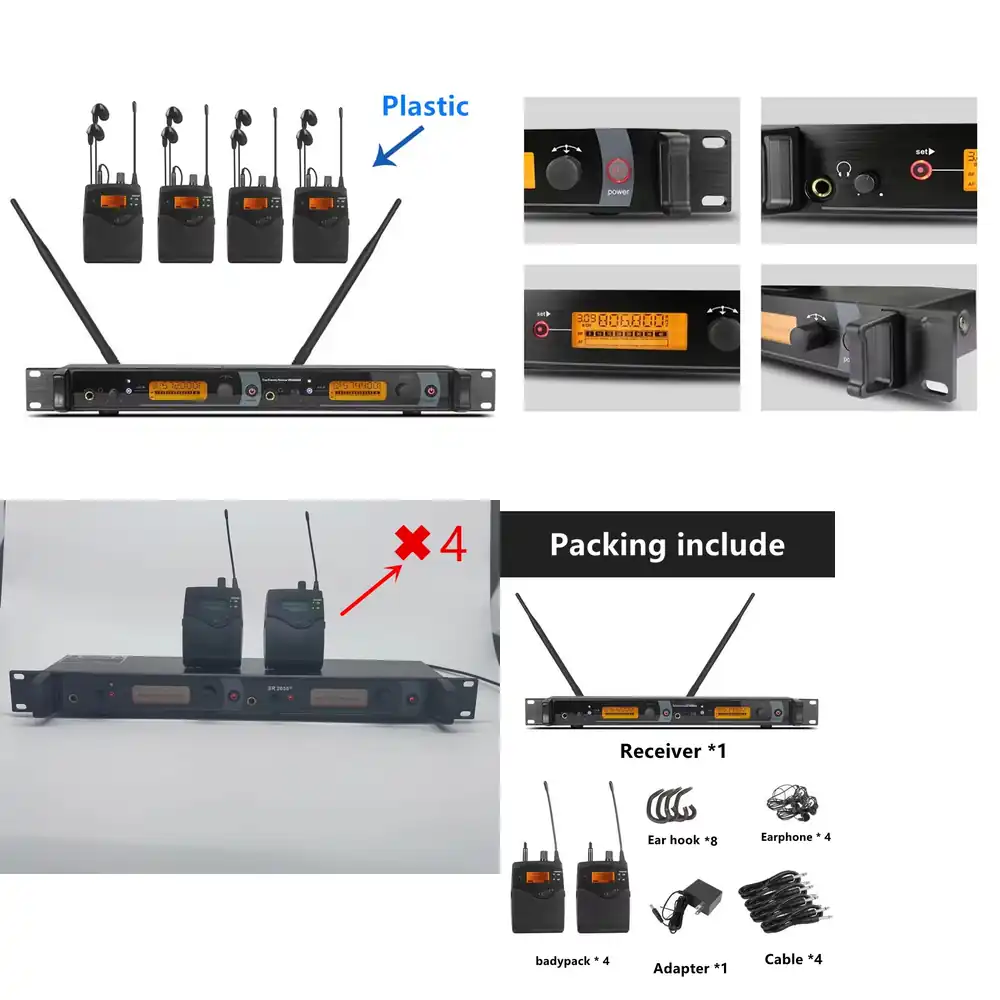 572-603mhz 2050EX ダブルトランスミッター  - In Ear Monitors For Singers のレビューと価格