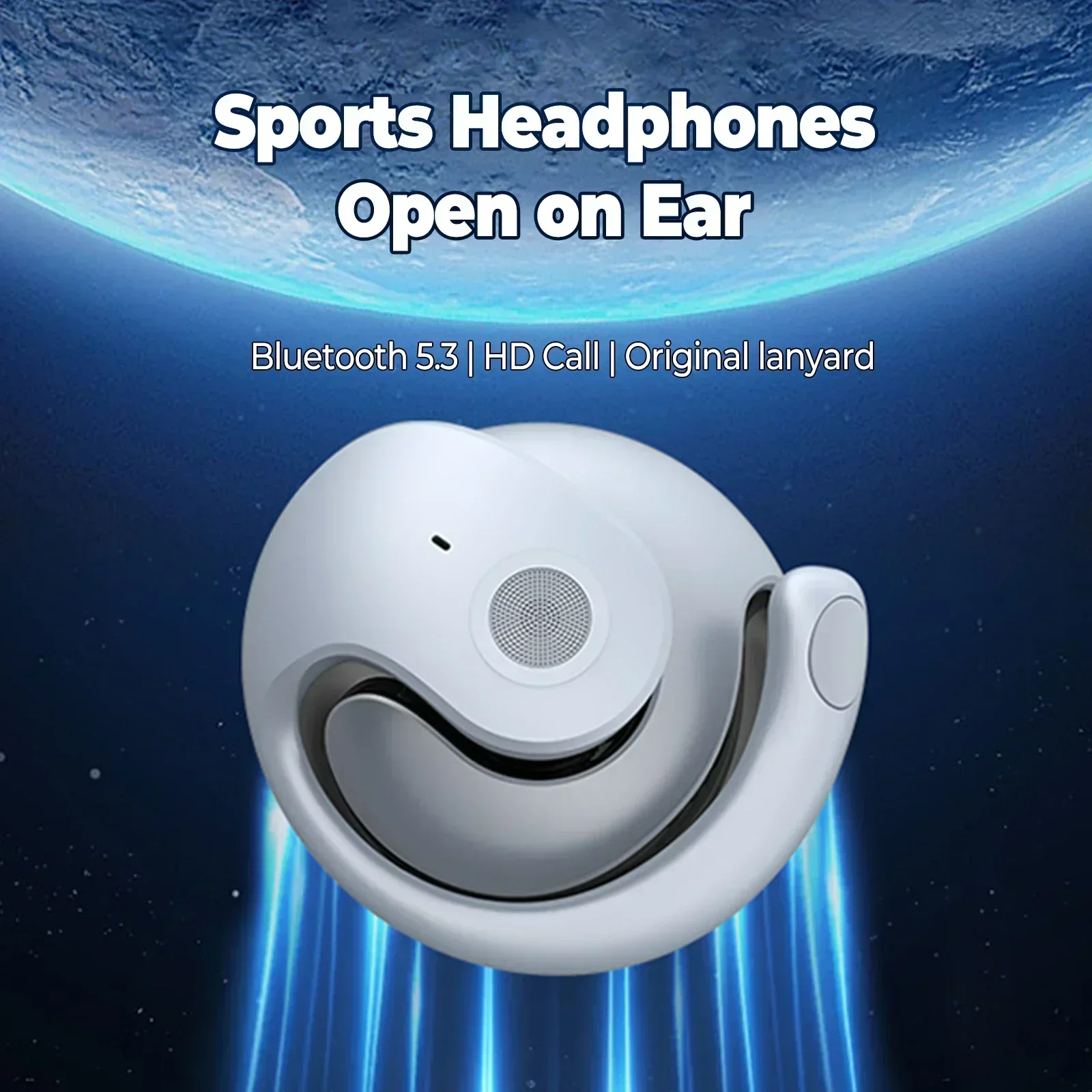 TWSワイヤレスBluetoothヘッドホン イヤーフック  - Open Ear Air Conduction Headphones のレビューと価格