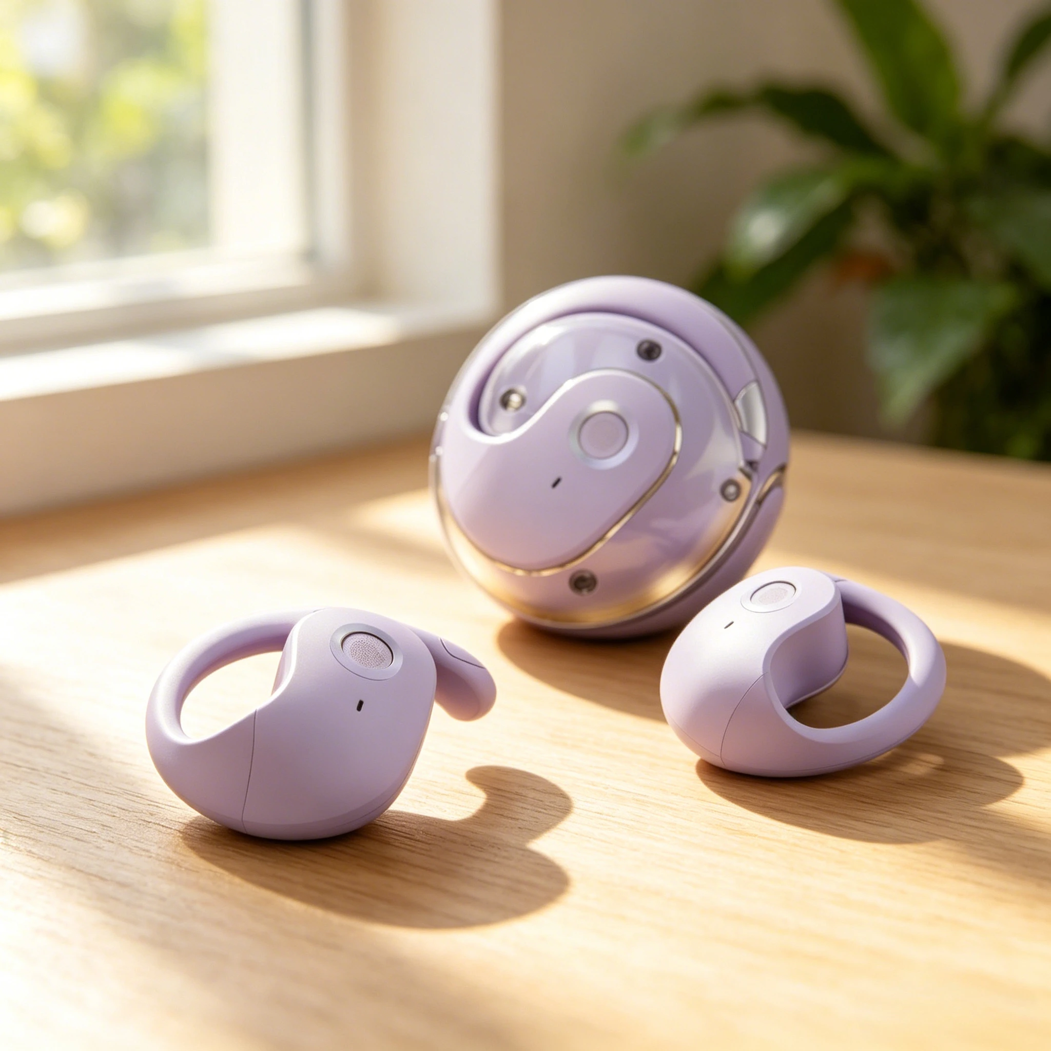 TWSワイヤレスBluetoothヘッドホン イヤーフック  - Open Ear Air Conduction Headphones のレビューと価格