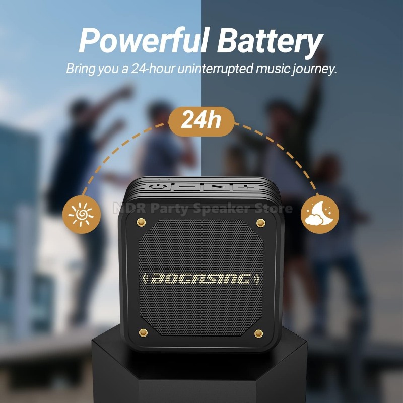 Bluetooth付きミニポータブル防水スピーカー,m10, - Portable Bluetooth Speaker Waterproof Ipx7 のレビューと価格